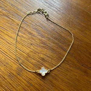 Opal Flower Bracelet